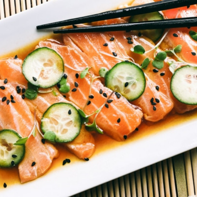 Easy Salmon Sashimi