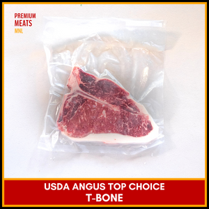 USDA Top Choice Angus T-bone (3/4 in. thick)