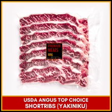 Load image into Gallery viewer, USDA Top Choice Angus Short Ribs Yakiniku
