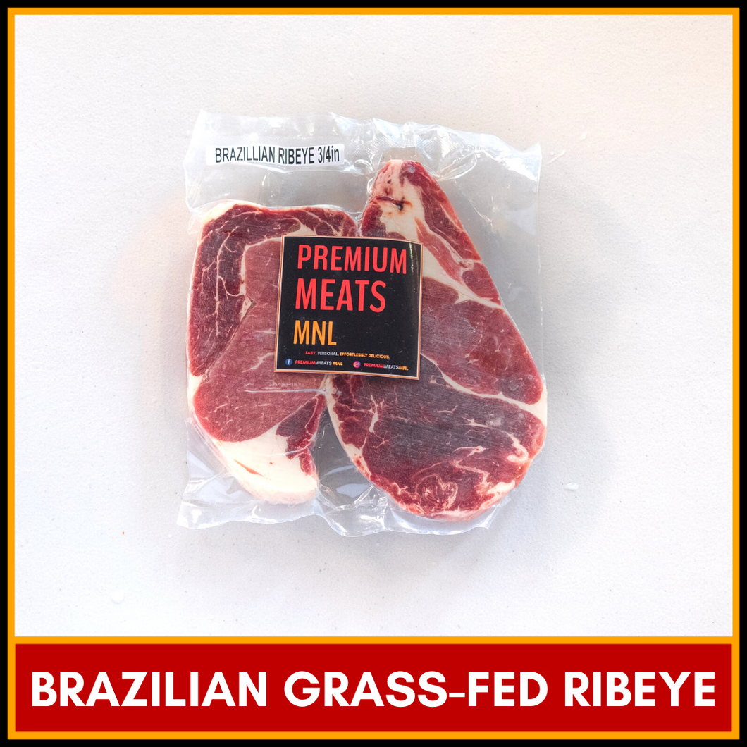 Brazilian Grass-fed Ribeye (3/4 in. thick)