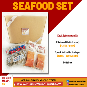 Seafood Set (Good for 2) - Salmon & Hokkaido Scallops