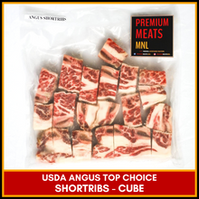 Load image into Gallery viewer, USDA Top Choice Angus Short Ribs Cubes
