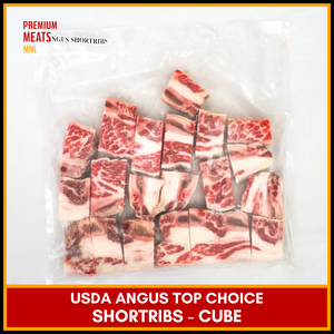 USDA Top Choice Angus Short Ribs Cubes