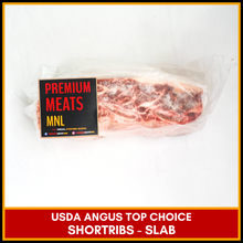 Load image into Gallery viewer, USDA Top Choice Angus Short Ribs Slab

