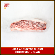 Load image into Gallery viewer, USDA Top Choice Angus Short Ribs Slab

